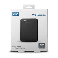 WD Elements 1TB 2.5' USB 3.0 Taşınabilir Disk (WDBUZG0010BBK-WESN)  Taşınabilir Disk  USB HARİCİ DİSK